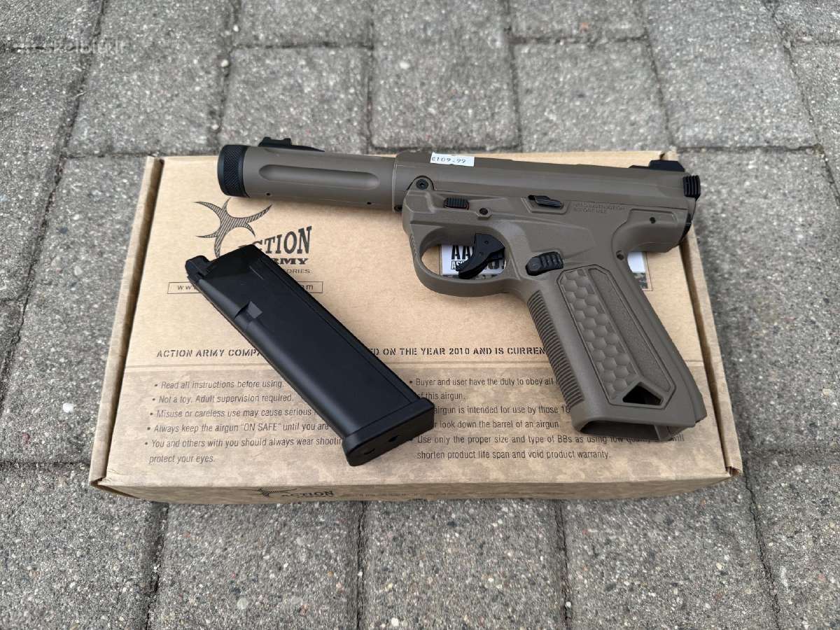Airsoft pistoletas Aap-01 (Gbb, Green gas) - nuotraukos Nr. 8