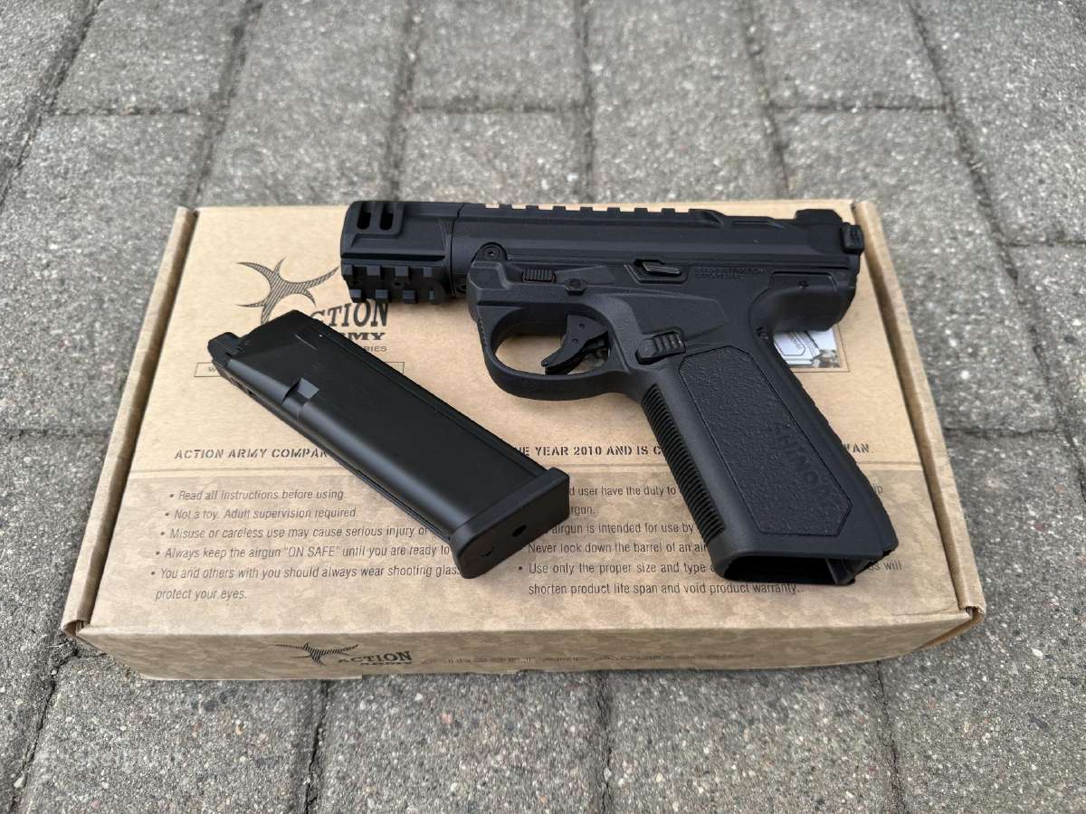 Airsoft pistoletas Aap-01 (Gbb, Green gas) - nuotraukos Nr. 2