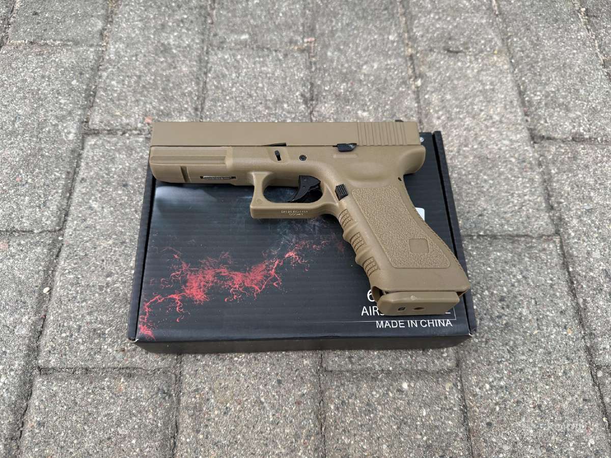 Airsoft pistoletas E&c Glock (Gbb, Green gas) - nuotraukos Nr. 4
