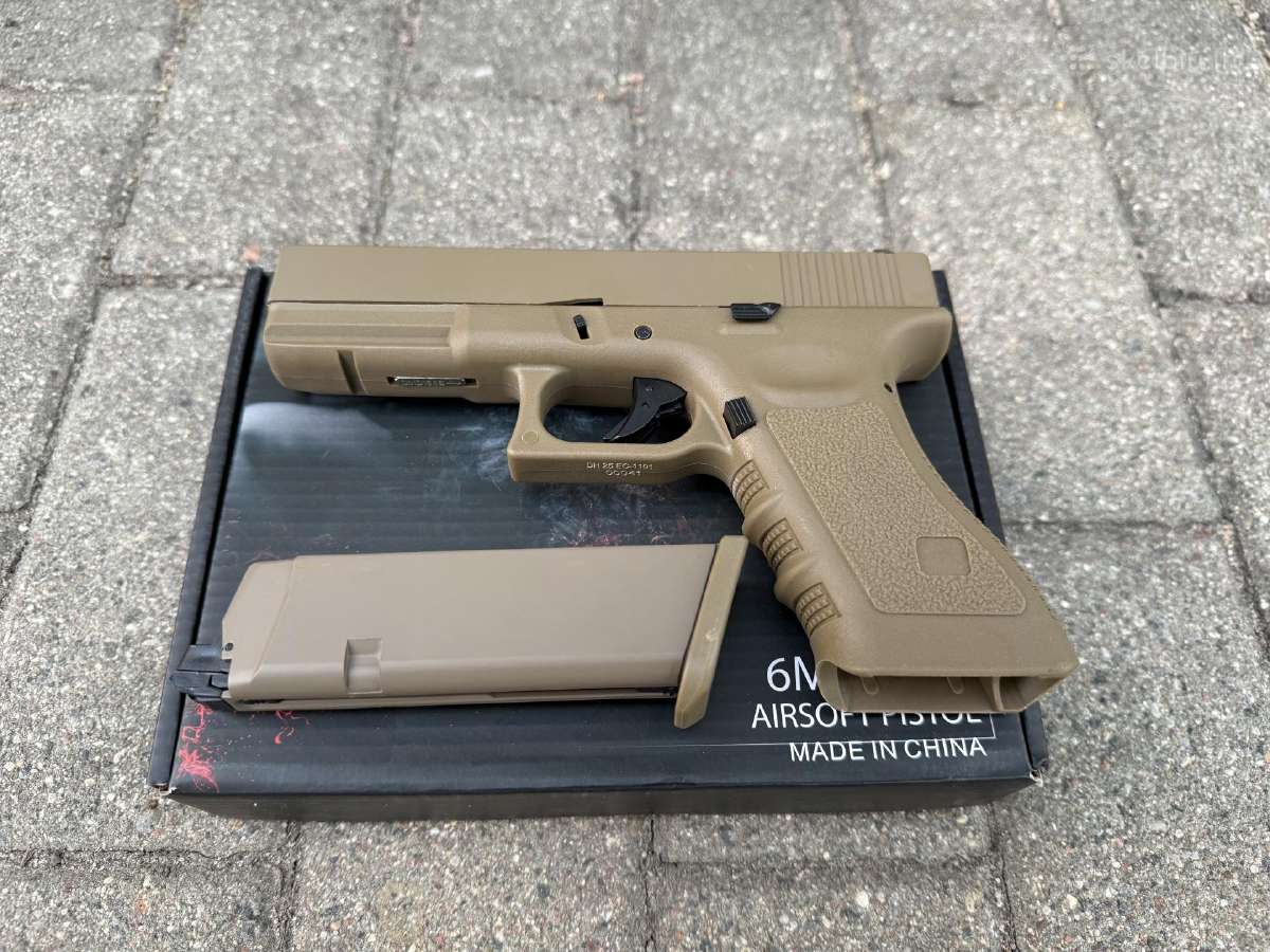 Airsoft pistoletas E&c Glock (Gbb, Green gas) - nuotraukos Nr. 5