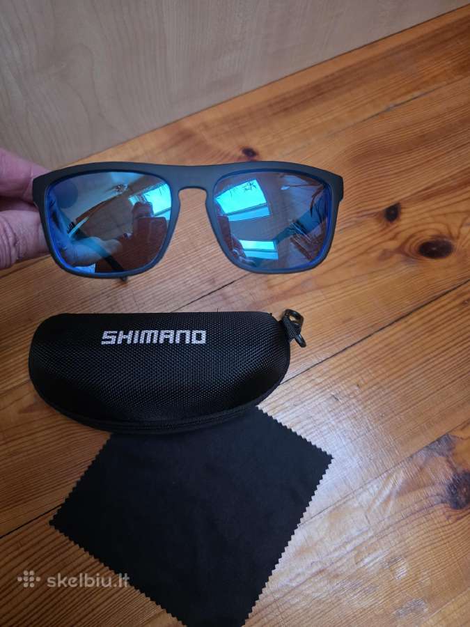Shimano poliarizuoti veidrodiniai akiniai žvejybai