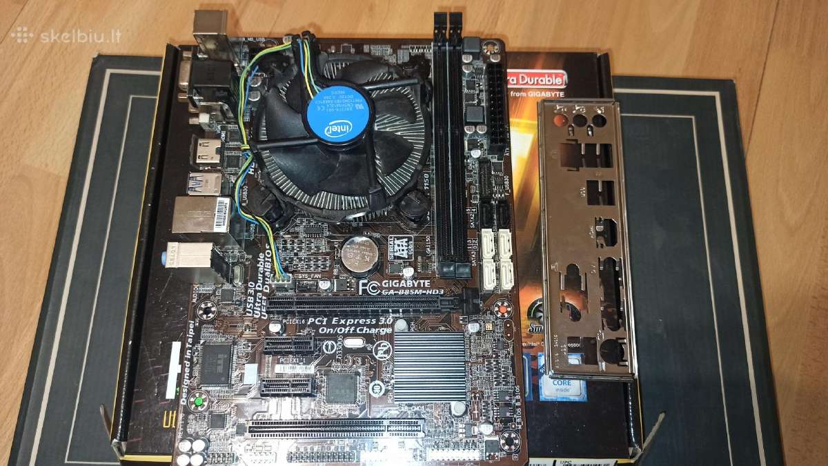 Naudotos kompiuterių dalys – Cpu, RAM, motininės - nuotraukos Nr. 8