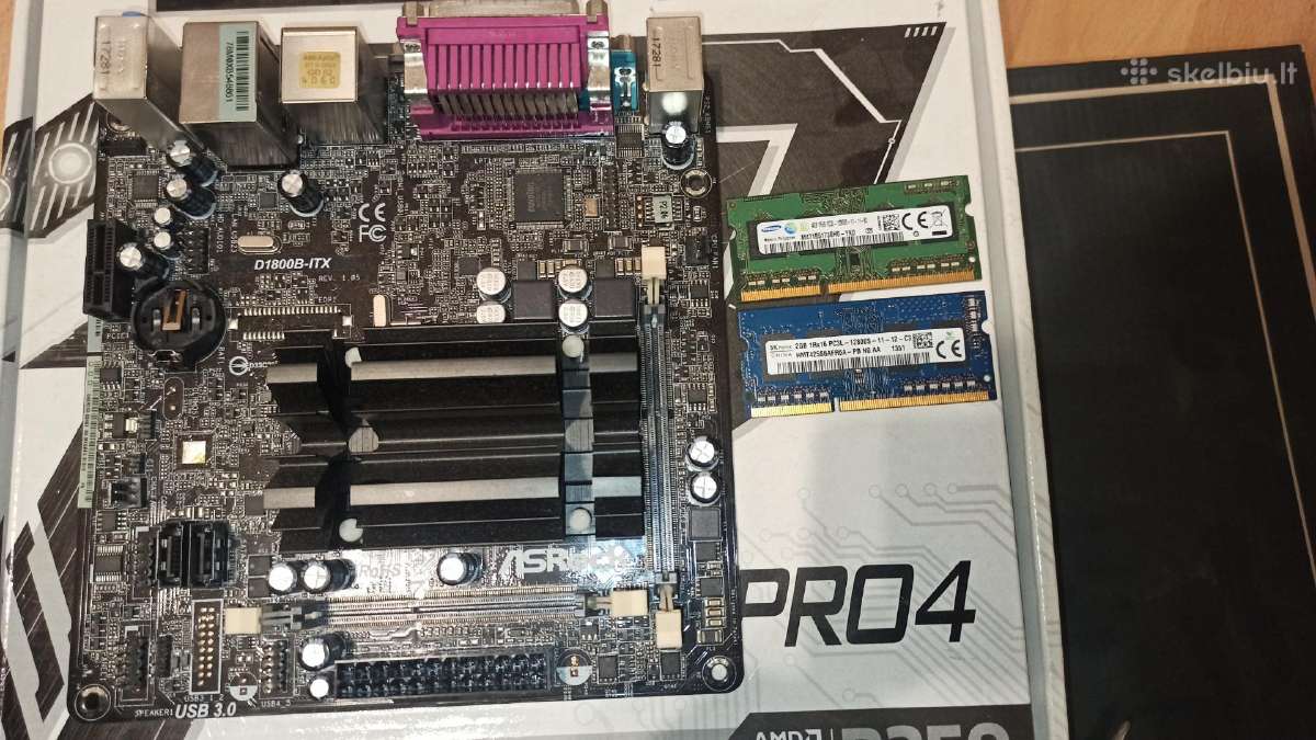 Naudotos kompiuterių dalys – Cpu, RAM, motininės - nuotraukos Nr. 16
