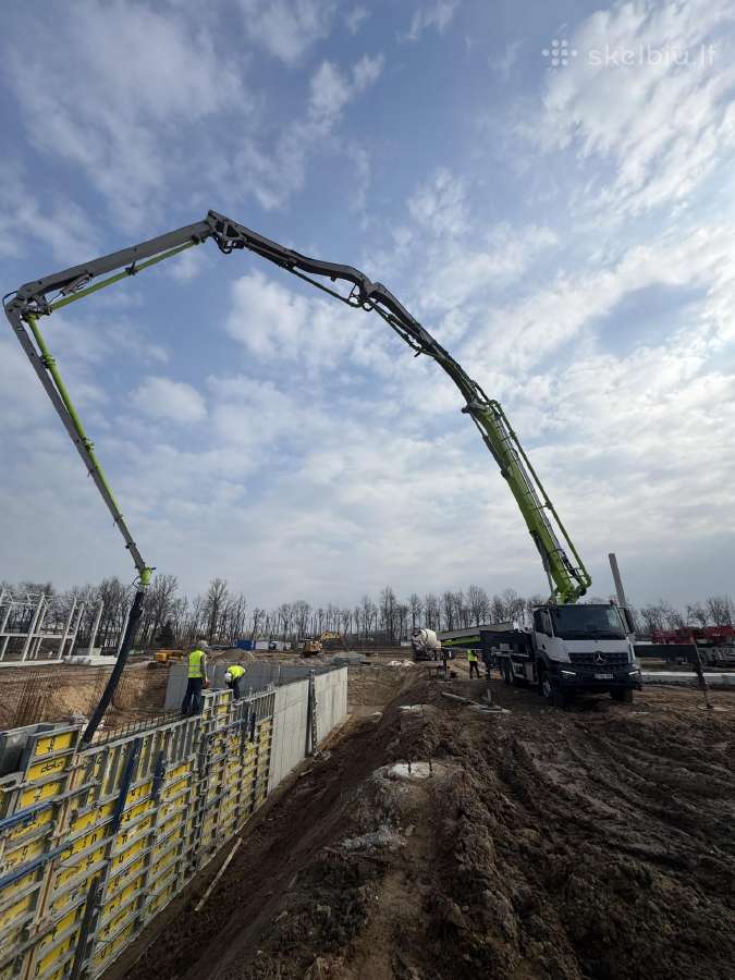 Betono siurblio 24m,26m,28m,31m,38m paslaugos - nuotraukos Nr. 2