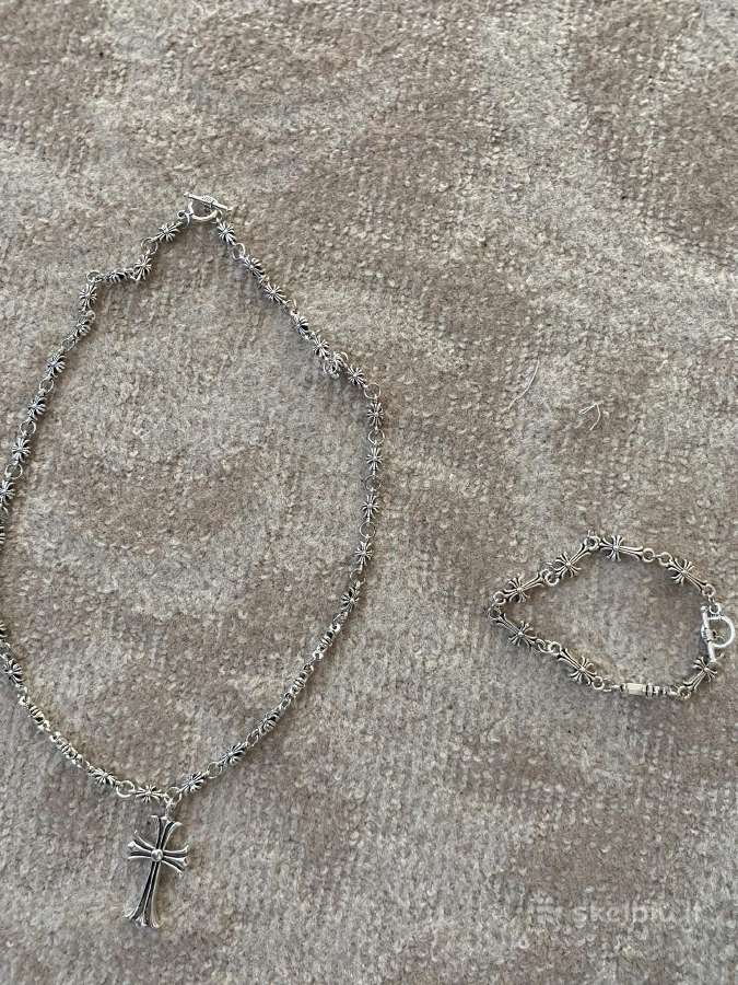 Chrome Hearts Apyranke ir Grandinele