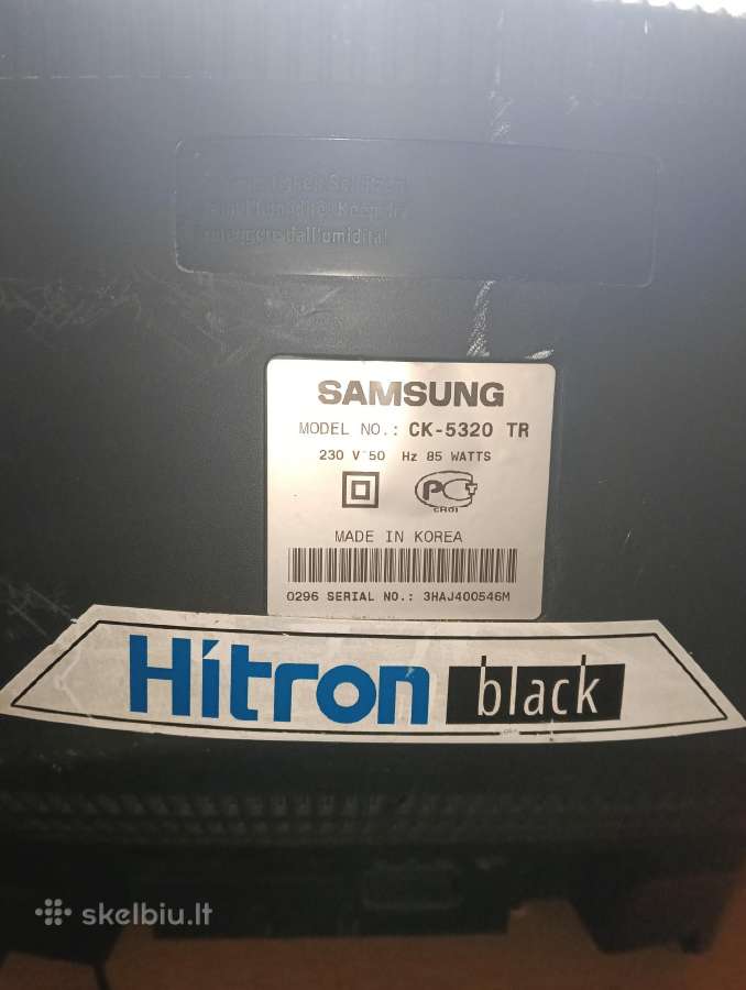 Kineskopinis TV Samsung Ck-5320 - nuotraukos Nr. 2