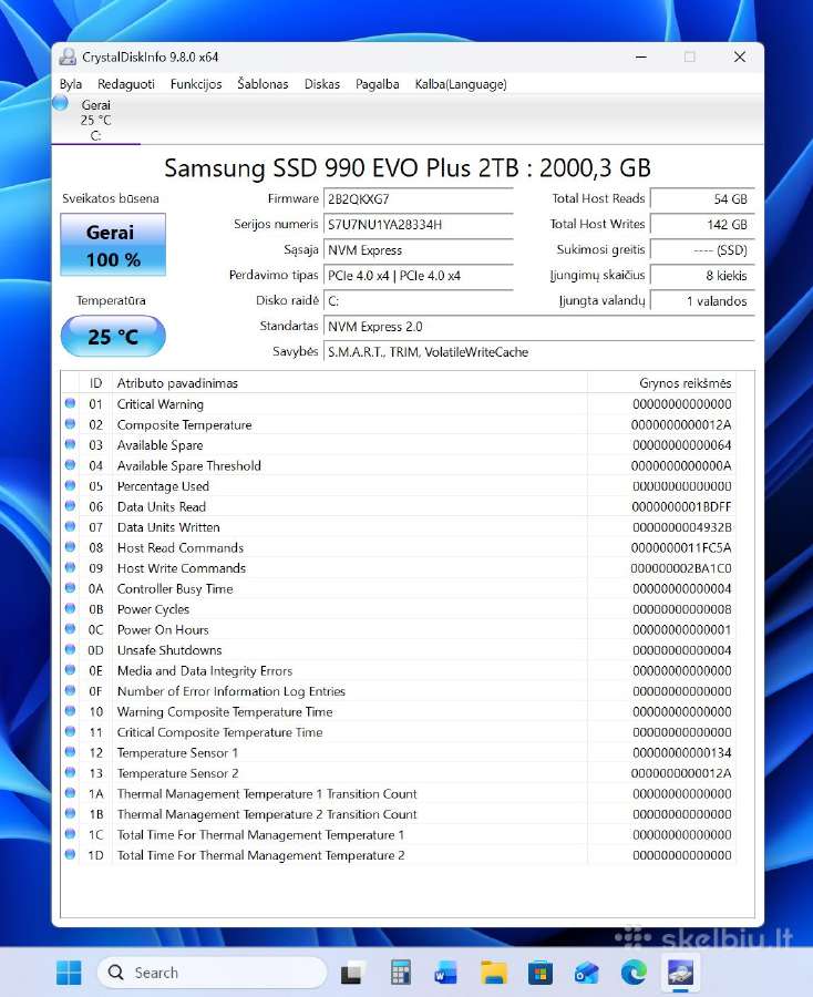 Intel 14600k, 64gb/ddr5, 5070ti/16gb, SSD/2tb, Wf+ - nuotraukos Nr. 10