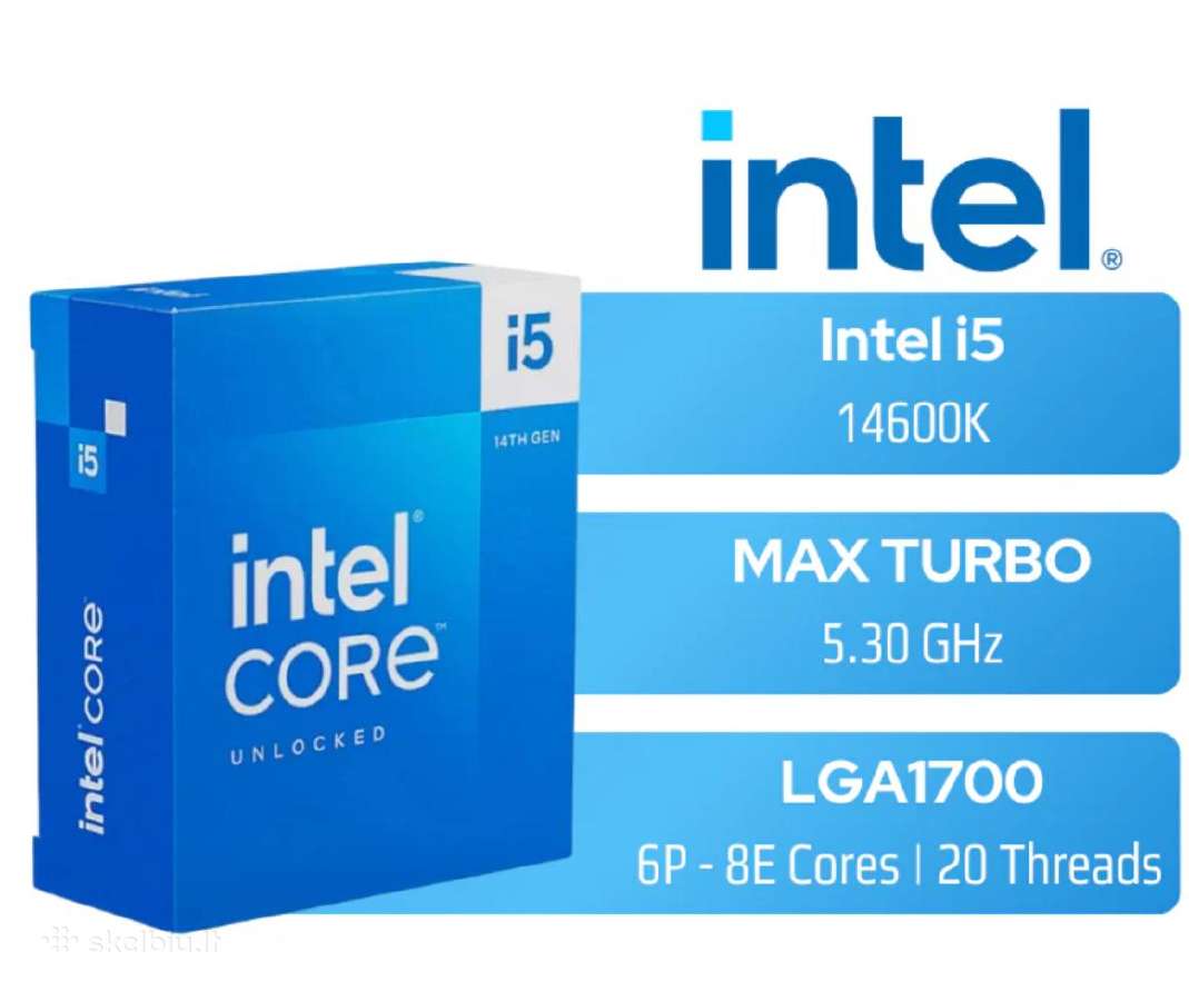 Intel 14600k, 64gb/ddr5, 5070ti/16gb, SSD/2tb, Wf+ - nuotraukos Nr. 18