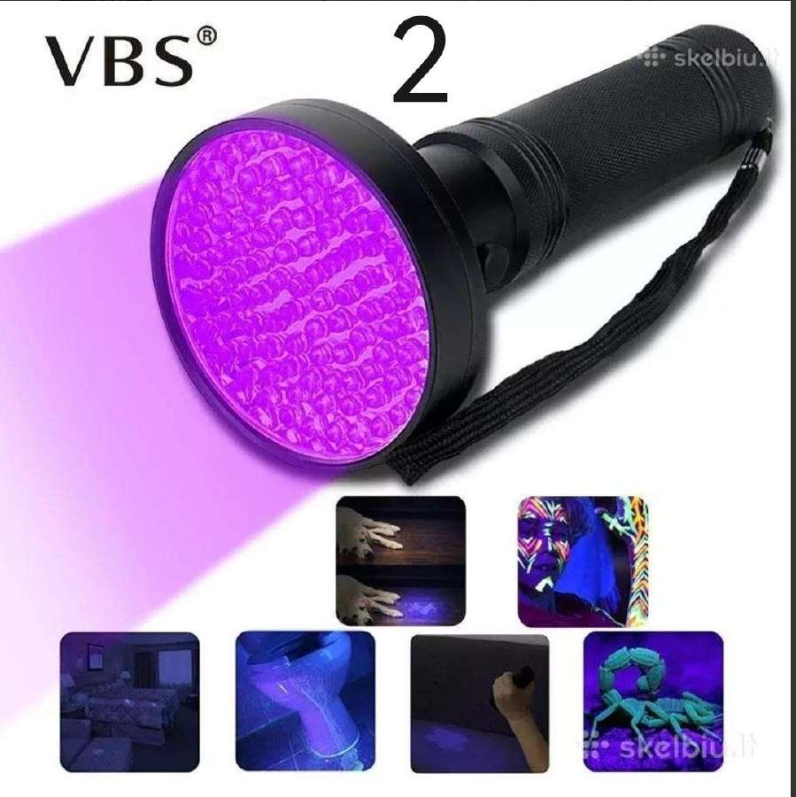 Ultravioletiniai Prožektoriai, Dviračio žibintai. - nuotraukos Nr. 3