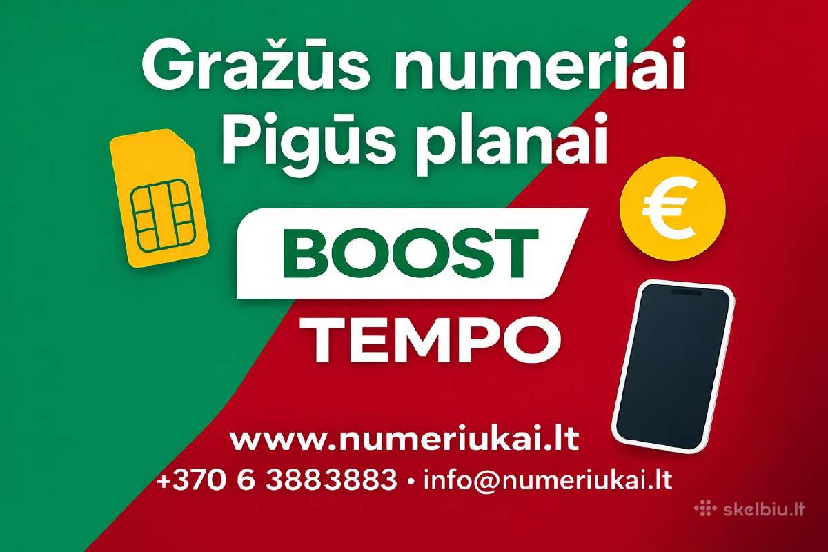 Gražūs telefono numeriai – 10.000 Nr, pigūs planai - nuotraukos Nr. 2