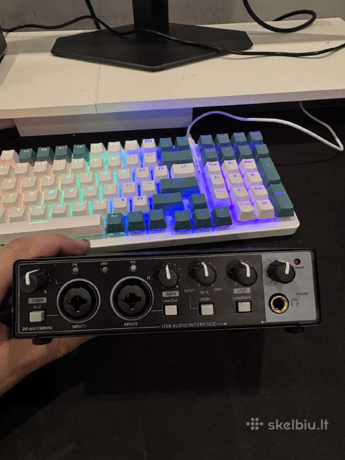 Nauja Ebxya Audio Interface/garso korta