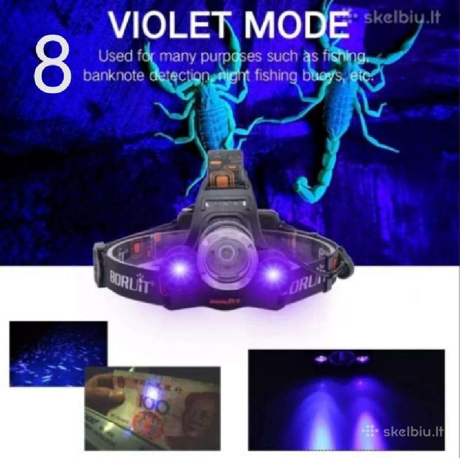 Ultravioletiniai Prožektoriai, Dviračio žibintai. - nuotraukos Nr. 15