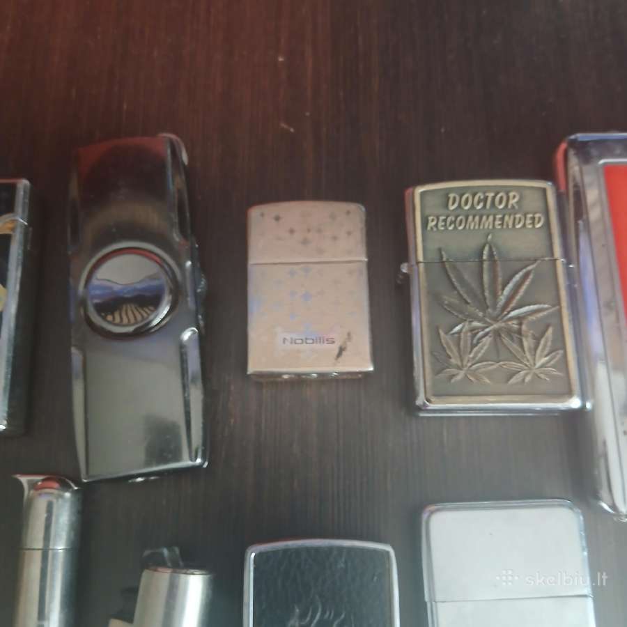 Įvairus kolekciniai žiebtuvėliai ir porcigaras - nuotraukos Nr. 3