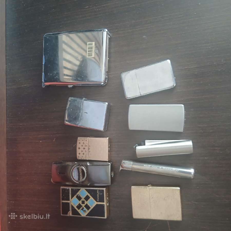Įvairus kolekciniai žiebtuvėliai ir porcigaras - nuotraukos Nr. 7
