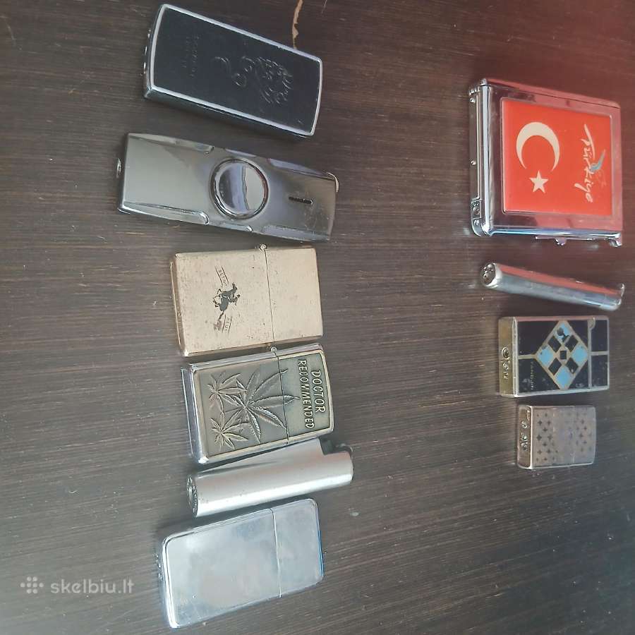 Įvairus kolekciniai žiebtuvėliai ir porcigaras - nuotraukos Nr. 13