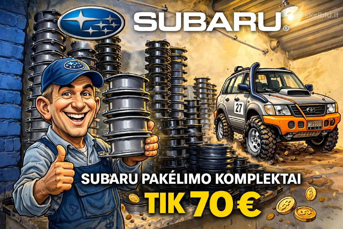 Subaru pakelejaj, subaru paaukštinimai, intarpai i