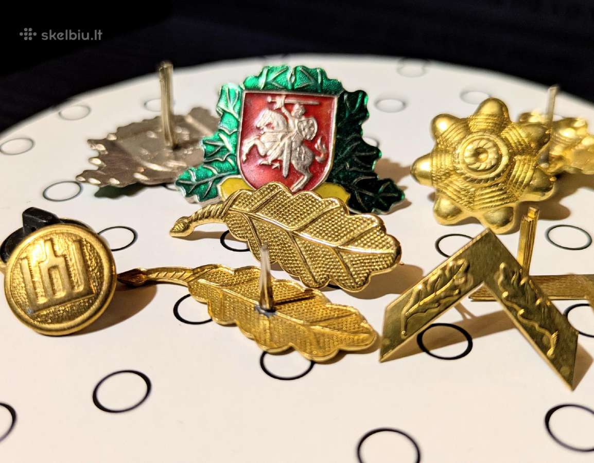 Peleninė zenkliukai kokardos seni sovietiniai - nuotraukos Nr. 8