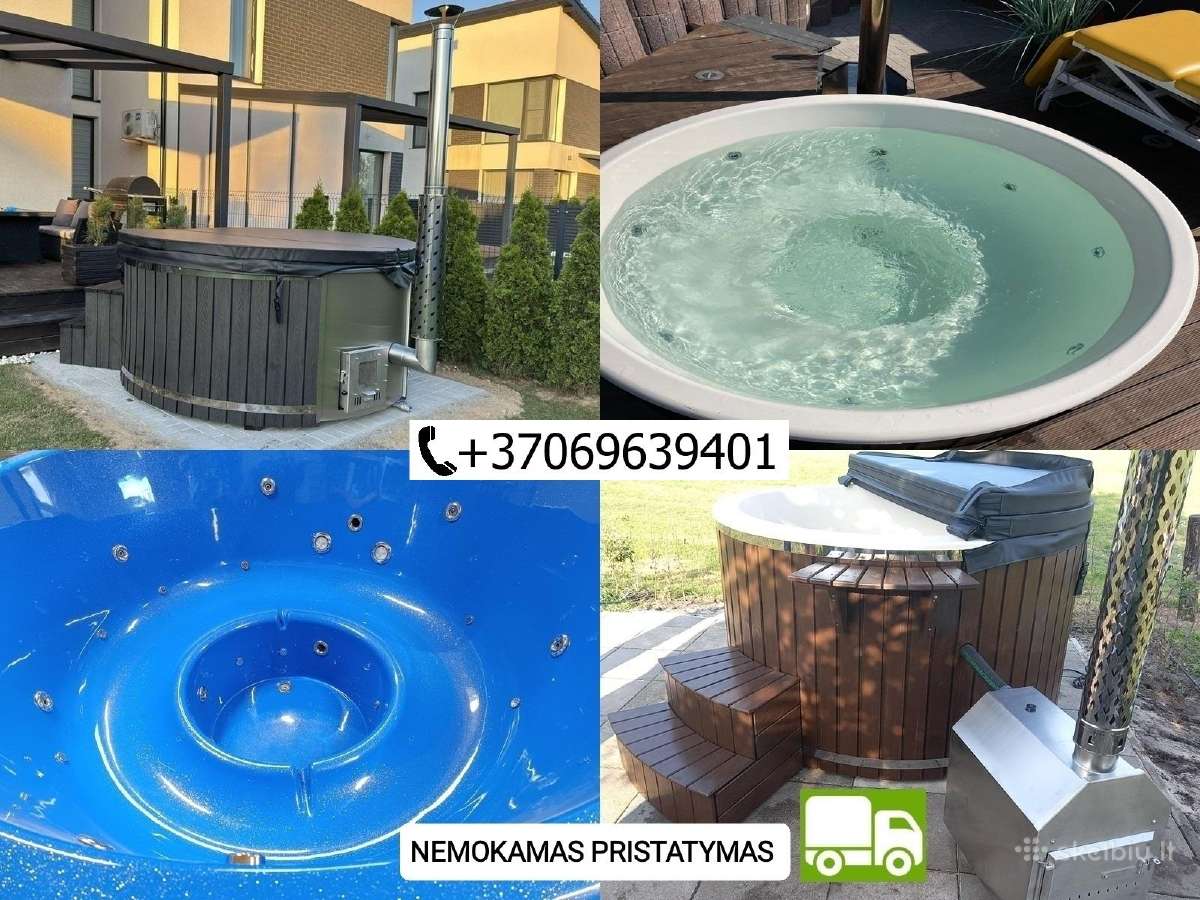 Nauji Kubilai Su Masažu LED Apšvietimu ir priedais