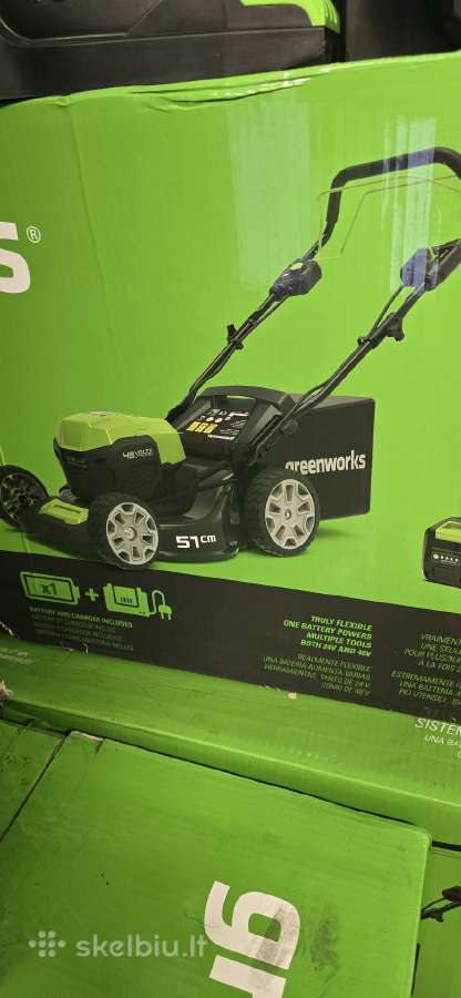 „Greenworks Gd48lm51sp“ 51cm akumuliatorinė vėjapė - nuotraukos Nr. 2