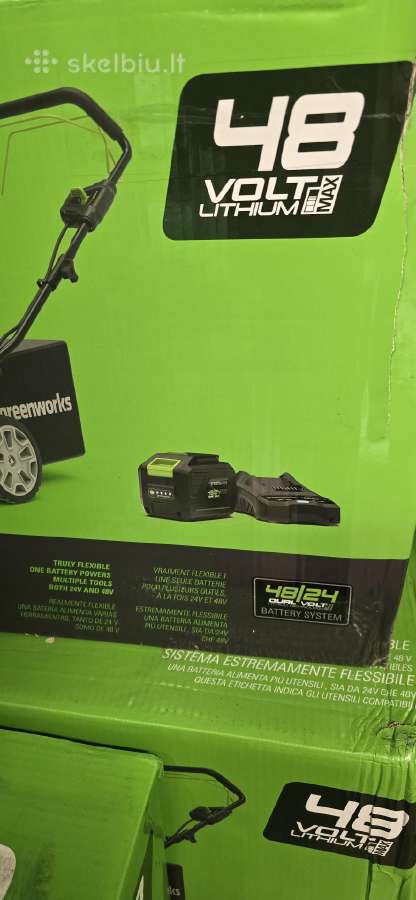 „Greenworks Gd48lm51sp“ 51cm akumuliatorinė vėjapė - nuotraukos Nr. 3