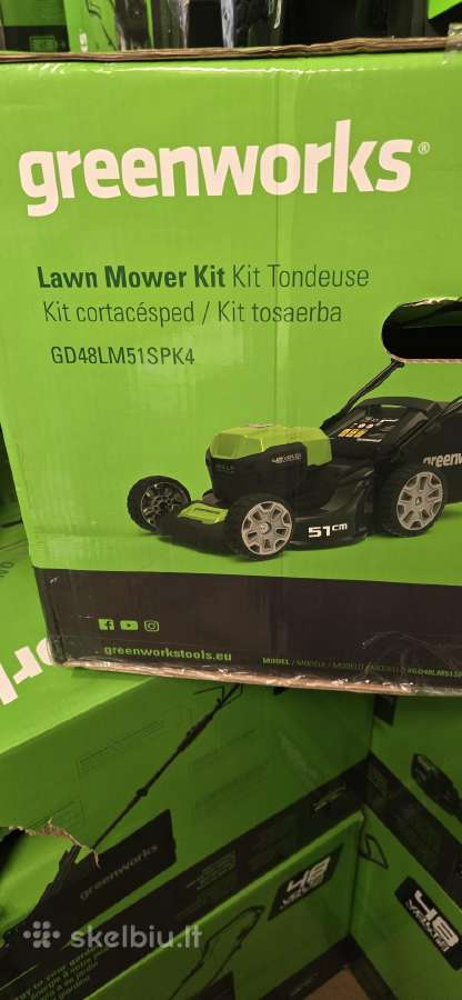 „Greenworks Gd48lm51sp“ 51cm akumuliatorinė vėjapė - nuotraukos Nr. 4