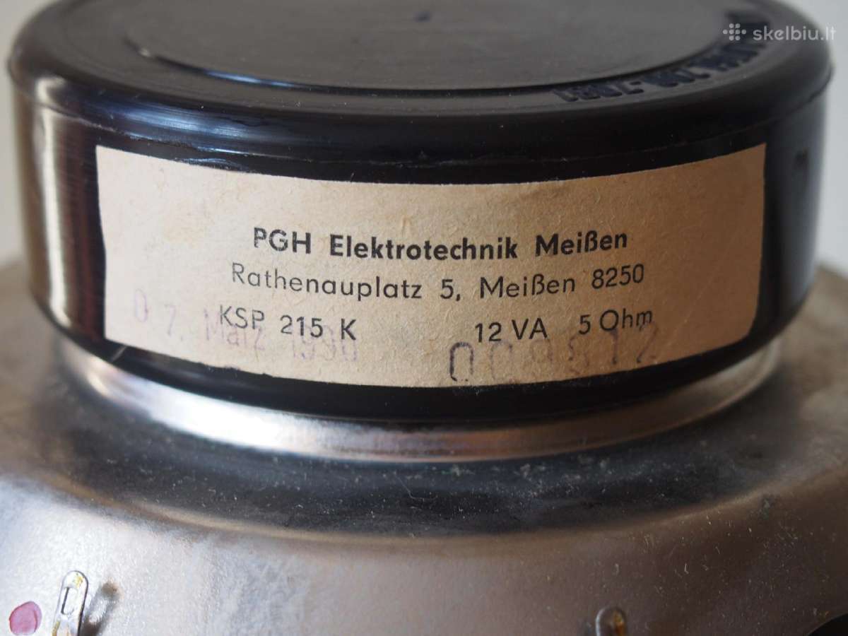 Pgh Elektrotechnik Meissen, Ksp215k plačiajuosčiai - nuotraukos Nr. 2
