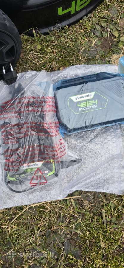 Naujos Greenworks 46cm akumuliatorinės vėjapjovės - nuotraukos Nr. 7
