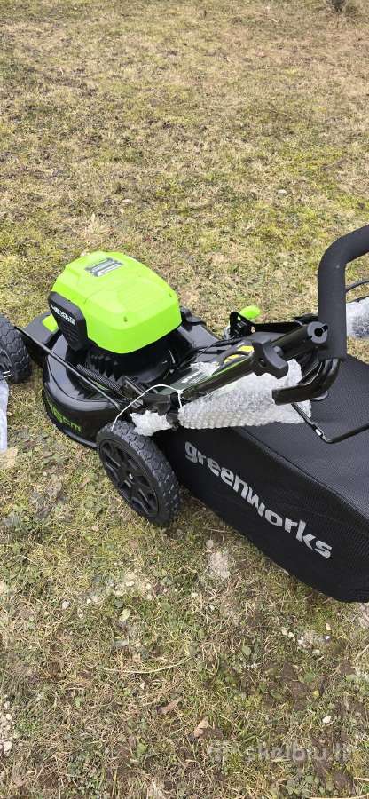 Naujos Greenworks 46cm akumuliatorinės vėjapjovės - nuotraukos Nr. 9