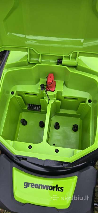 Naujos Greenworks 46cm akumuliatorinės vėjapjovės - nuotraukos Nr. 11