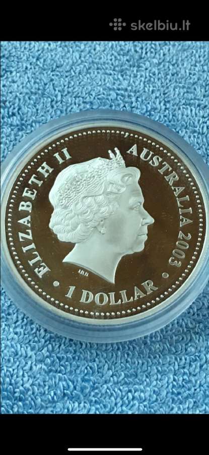 Moneta Australija 2003m. 1 dollar, sidabras(.999) - nuotraukos Nr. 2