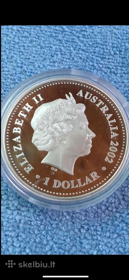 Moneta Australija 2002m. 1 dollar, sidabras(.999) - nuotraukos Nr. 2