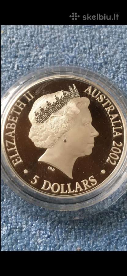 Moneta Australija 2002m. 5 dollars, sidabras(.999) - nuotraukos Nr. 2