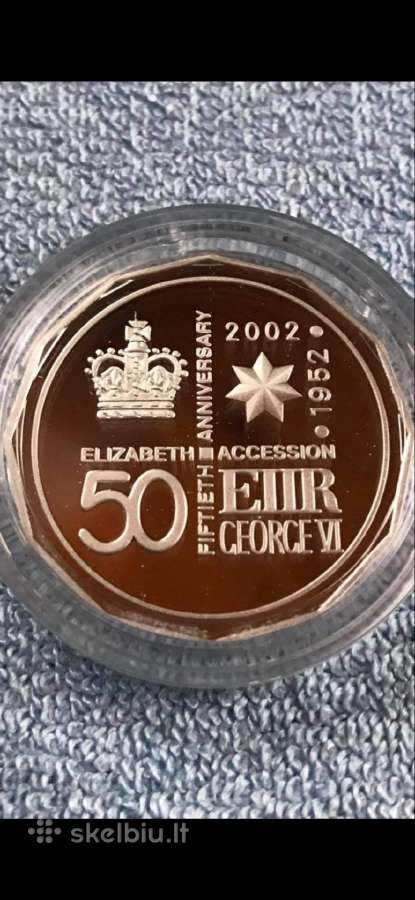 Moneta Australija 2002m. 50 centu, sidabras(.999)