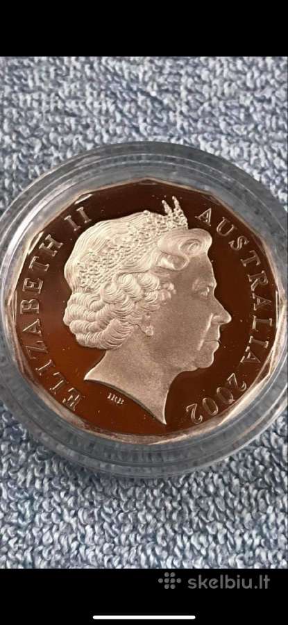 Moneta Australija 2002m. 50 centu, sidabras(.999) - nuotraukos Nr. 2