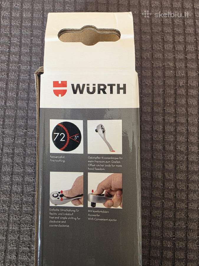 Terkšlės würth, facom, biltema - nuotraukos Nr. 2