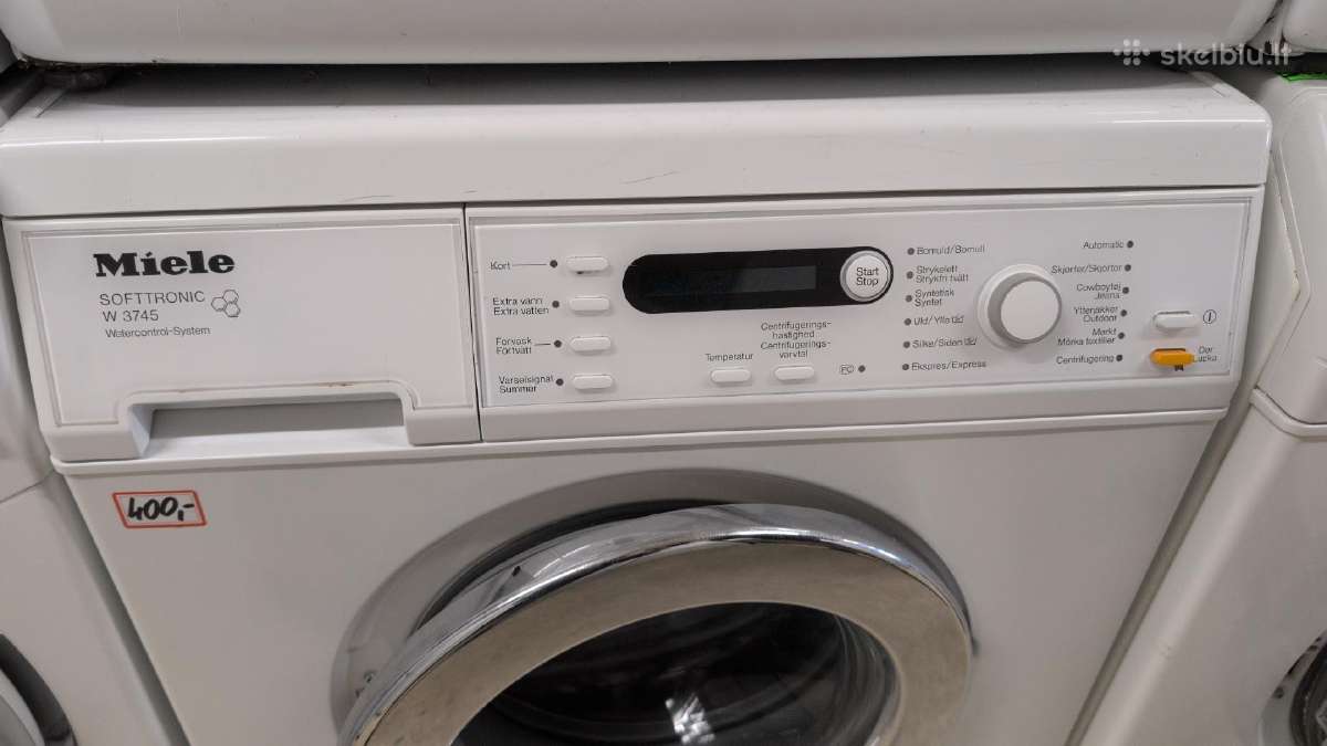 Skalbimo mašina " Miele W3745" - nuotraukos Nr. 3