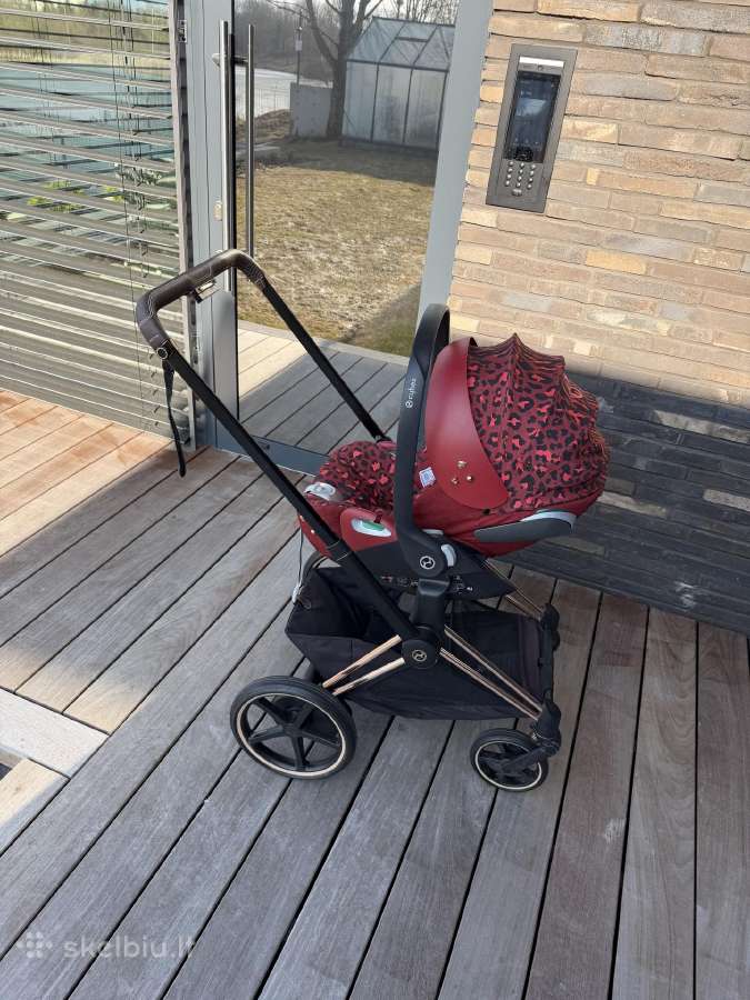 Cybex E-priam V4 vežimas 3in1 Rose Gold - nuotraukos Nr. 4