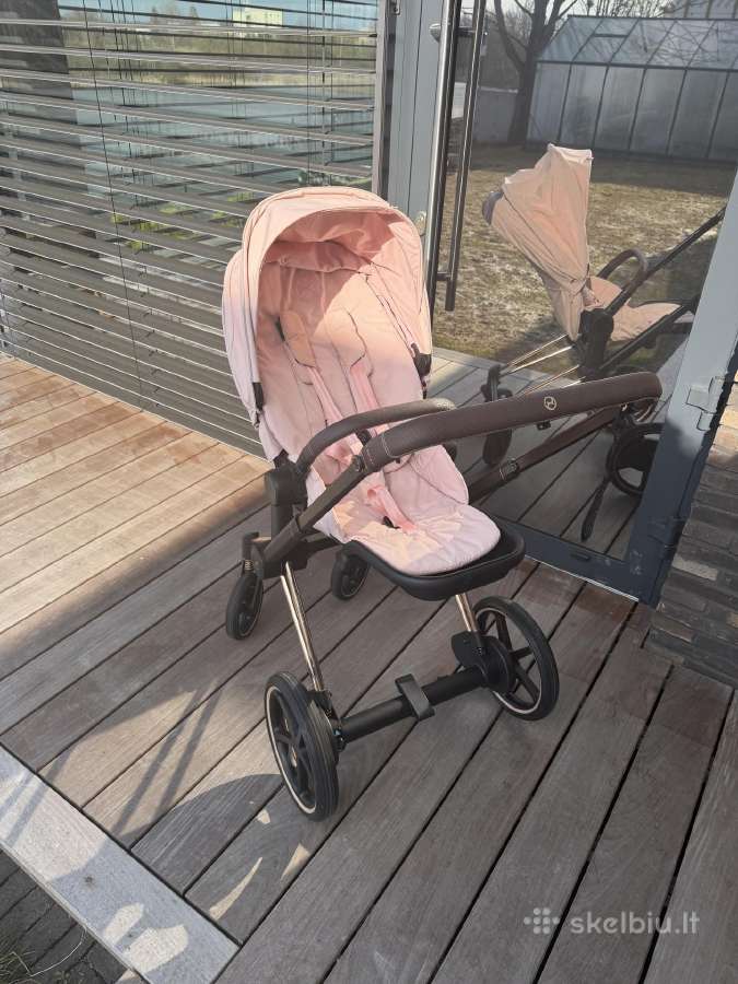 Cybex E-priam V4 vežimas 3in1 Rose Gold - nuotraukos Nr. 3