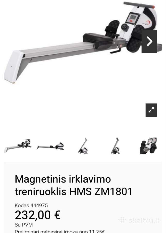 Irklavimo treniruoklis. - nuotraukos Nr. 4