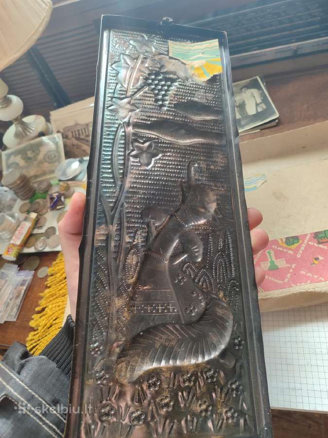 Tarybinis barljiefas plakete originalioje dėžutėje - nuotraukos Nr. 6