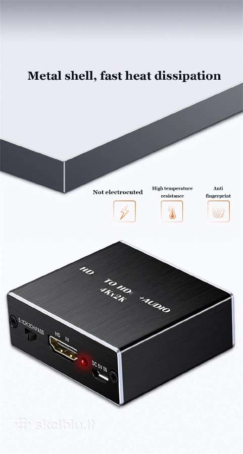 Hdmi audio extractor (Spdif, analog) - nuotraukos Nr. 5