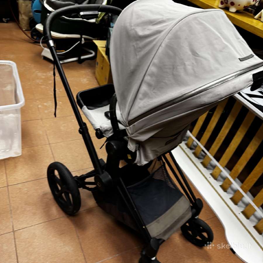 Cybex vežimėlio komplektas. Lopšys ir sėdima dalis - nuotraukos Nr. 7