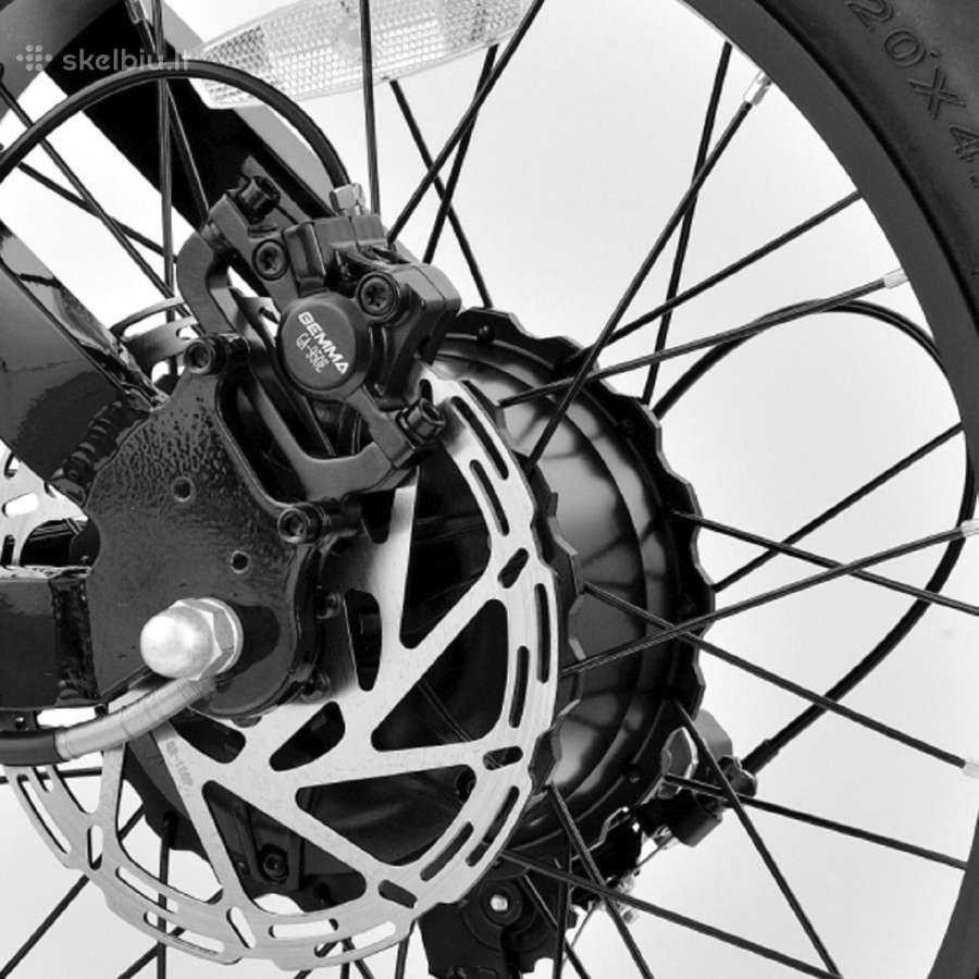 Navy ebike Fatbike Navy elektrinis dviratis - nuotraukos Nr. 9