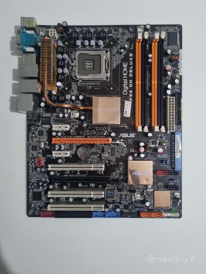 Reta ! Asus Digital Home P5w Dh Deluxe 775 Ddr2 - nuotraukos Nr. 2