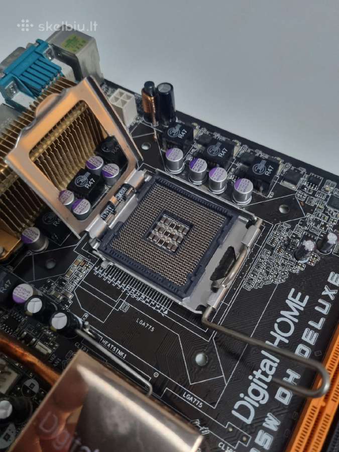 Reta ! Asus Digital Home P5w Dh Deluxe 775 Ddr2 - nuotraukos Nr. 3