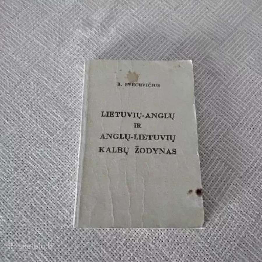 Lietuvių-anglų ir anglų-lietuvių kalbų žodynas