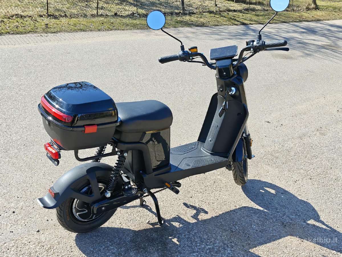 Naujas Elektrinis dviratis Cooperis citycoco riedi - nuotraukos Nr. 24