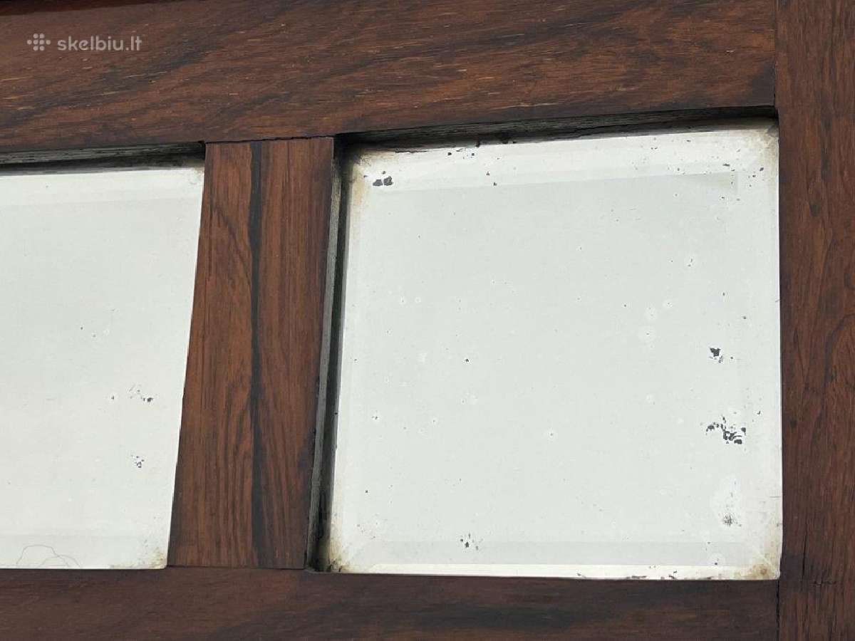 Senovinė raudonmedžio komoda su veidrodžiais - nuotraukos Nr. 21