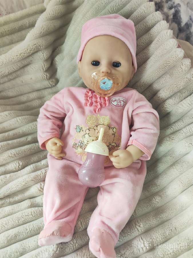 Interaktyvi lėlė baby annabel gyvuoja, valgo, mieg - nuotraukos Nr. 3