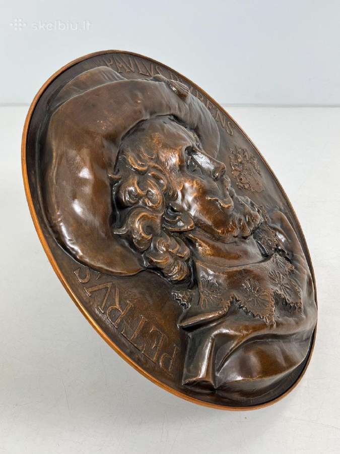 Varinis Peter P. Rubenson bareljefas - nuotraukos Nr. 4